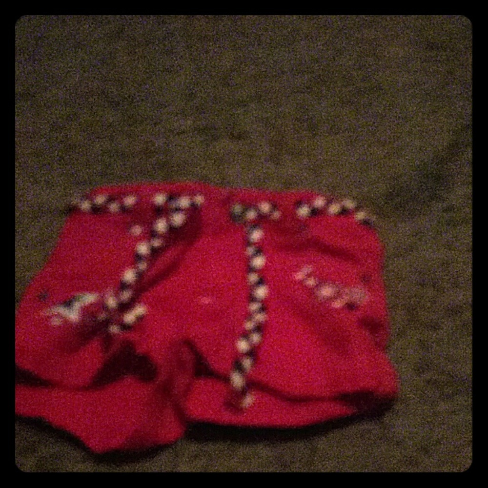 Red shorts